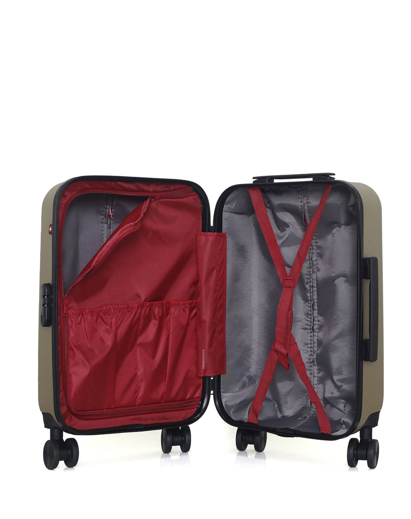 Lot de 2 Valises Rigides Taille Moyenne et Cabine XXS RUTI