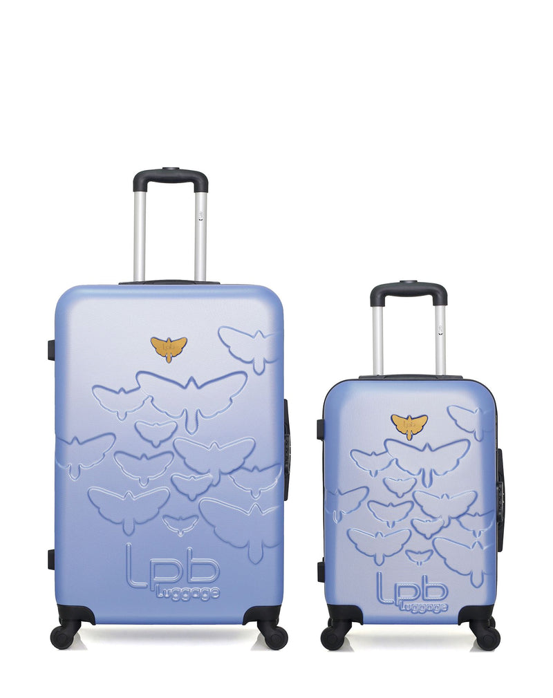 Lot de 2 Valises Rigides Grand Format et Cabine AELYS