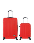 Lot de 2 Valises Rigides Grand Format et Cabine BRONX