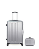 Lot de 2 Valises Rigides Grand Format et Vanity VESUVIO