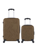Lot de 2 Valises Rigides Taille Moyenne et Cabine XXS NAIS