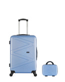 Lot de 2 Valises Rigides Taille Moyenne et Vanity AMAZONE