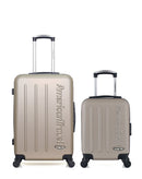 Lot de 2 Valises Rigides Taille Moyenne et Cabine XXS BRONX