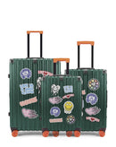 Lot de 3 Valises Rigides Grand Format, Taille Moyenne et Cabine LUGERS