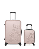 Lot de 2 Valises Rigides Grand Format et Cabine XXS ELEONOR