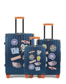 Lot de 3 Valises Rigides Grand Format, Taille Moyenne et Cabine XS LUGERS