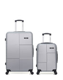 Lot de 2 Valises Rigides Grand Format et Cabine MIAMI
