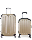 Lot de 2 Valises Rigides Grand Format et Cabine TUNIS
