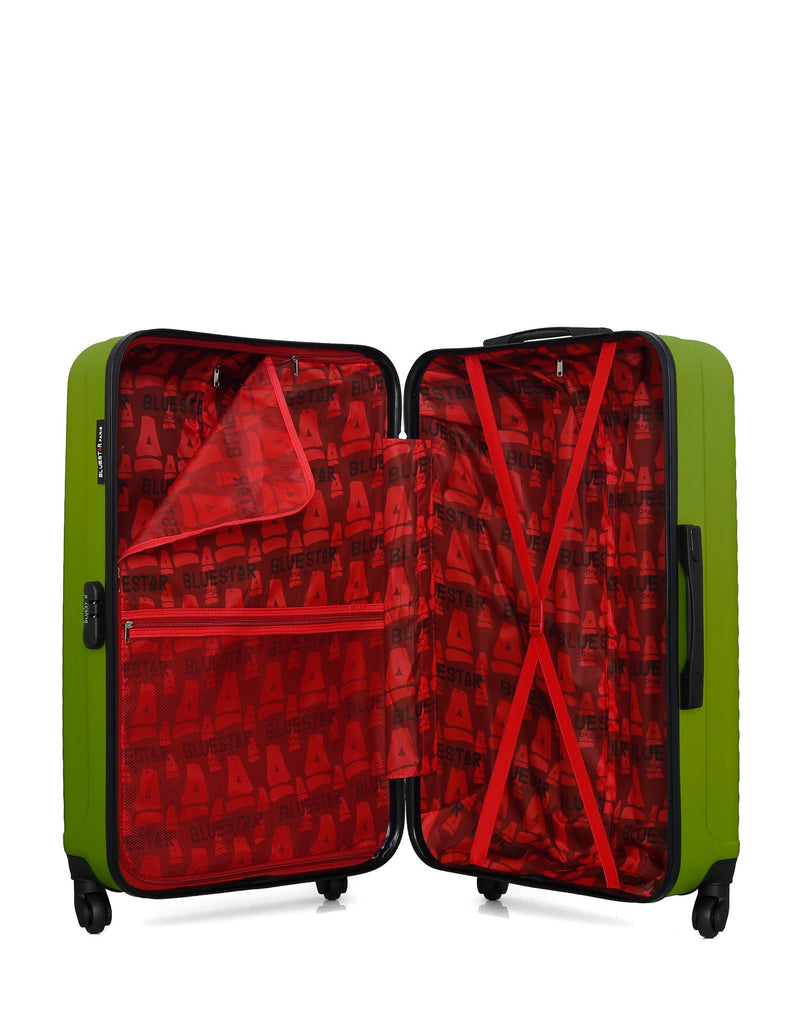 Lot de 2 Valises Rigides Grand Format et Valise Taille Moyenne BRAZILIA