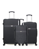 Lot de 3 Valises Rigides Grand Format, Taille Moyenne et Cabine MEMPHIS
