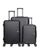 Lot de 3 Valises grand format, valise weekend et valise cabine SPIEZ