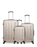 Lot de 3 Valises Rigides Grand Format, Taille Moyenne et Cabine BRONX