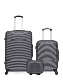 Lot de 3 Valises Rigides Grand Format, Cabine et Vanity ETNA