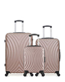 Lot de 3 valises Grand format, weekend et cabine XXS LAGOS