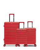 Lot de 3 Valises Rigides Grand Format, Cabine et Cabine XS LUGANO