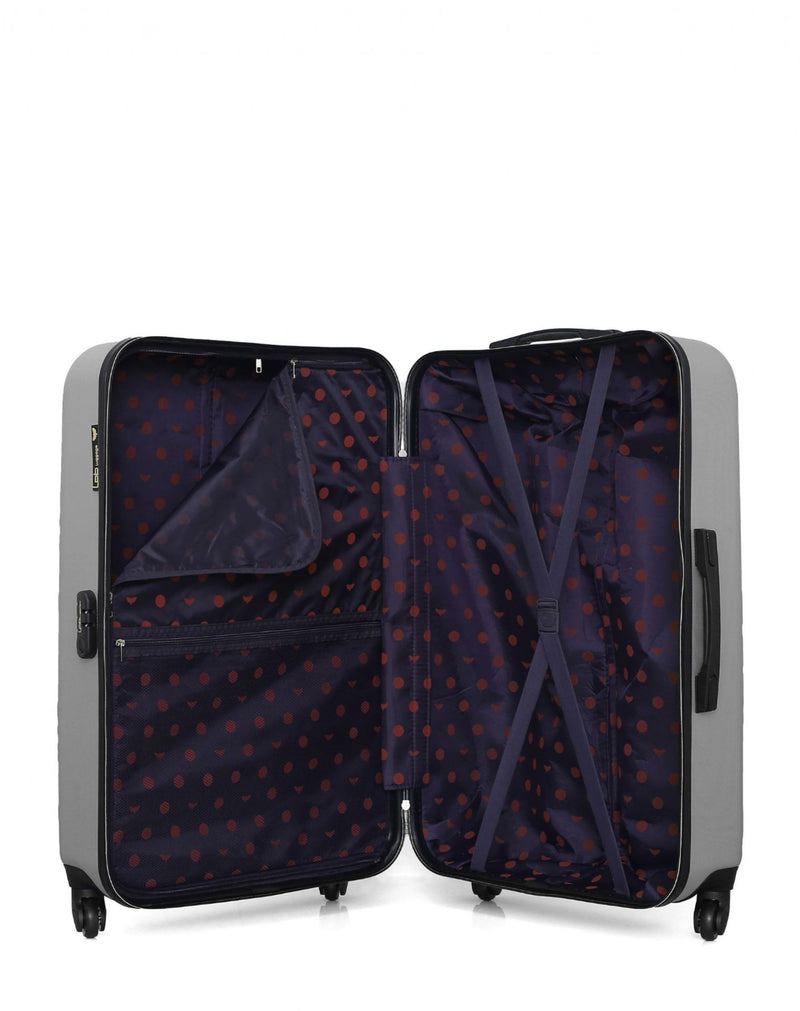 Lot de 2 Valises Rigides Grand Format et Cabine NAIS