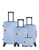 Lot de 4 Valises weekend, valise cabine, valise cabine XXS et vanity RUTI