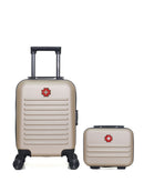 Lot de 2 Valises Rigides Cabine XXS et Vanity WIL