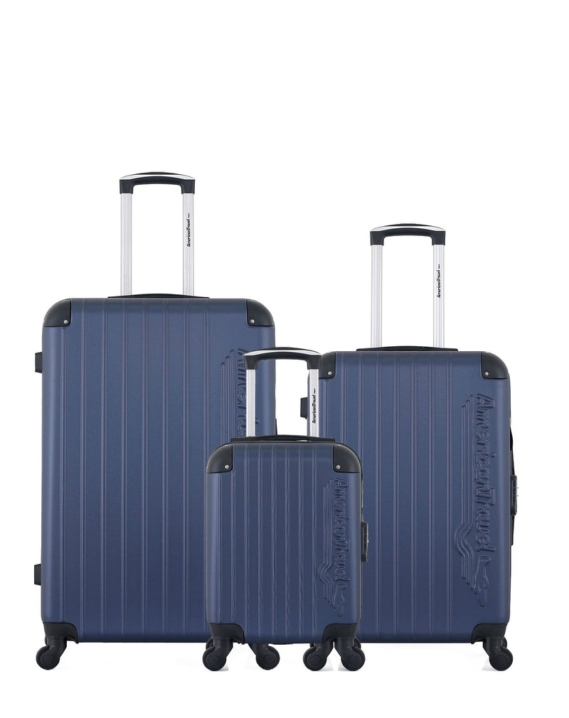 Lot de 3 Valises Rigides Grand Format, Taille Moyenne et Cabine XXS BUDAPEST