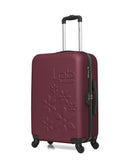 Lot de 2 Valise Taille Moyenne et Valise Cabine Rigide ELEONOR