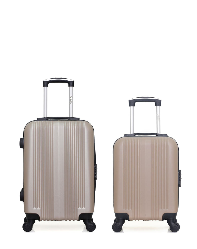 Lot de 2 Valises Rigides Cabine et Cabine XXS LIPARI