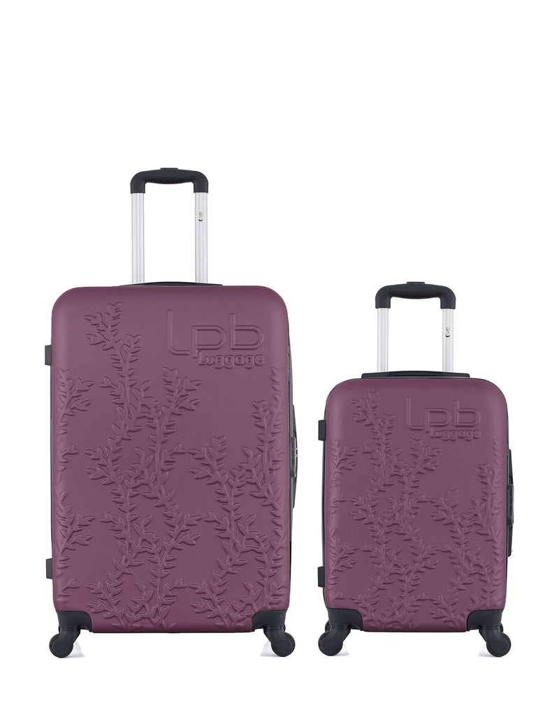 Lot de 2 Valises Rigides Grand Format et Cabine NAIS
