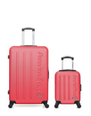 Lot de 2 Valises Rigides Grand Format et Cabine XXS BRONX