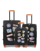 Lot de 3 Valises Rigides Grand Format, Taille Moyenne et Cabine XS LUGERS