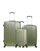 Lot de 3 Valises Rigides Grand Format, Taille Moyenne et Cabine VESUVIO