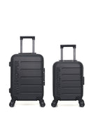 Lot de 2 Valises Rigides Cabine et Cabine XXS AIGLE