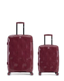 Lot de 2 Valises Rigides Grand Format et Cabine AQUILA