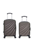 Lot de 2 Valises Rigides Cabine et Cabine XXS DANUBE