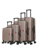 Set de 4 valises rigides grand format, moyenne, cabine et cabine XXS SPIEZ-M