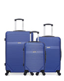 Lot de 3 Valises Rigides Grand Format, Taille Moyenne et Cabine MEMPHIS