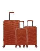 Lot de 3 Valises Rigides Grand Format, Cabine et Cabine XS SEATTLE