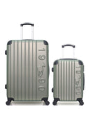 Lot de 2 Valises Rigides Grand Format et Cabine PORTER