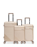 Lot de 3 Valises Rigides Taille Moyenne, Cabine et Cabine XS WOHLEN