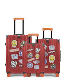 Lot de 3 Valises Rigides Taille Moyenne, Cabine et Cabine XS LUGERS