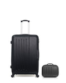 Lot de 2 Valises Rigides Grand Format et Vanity VESUVIO