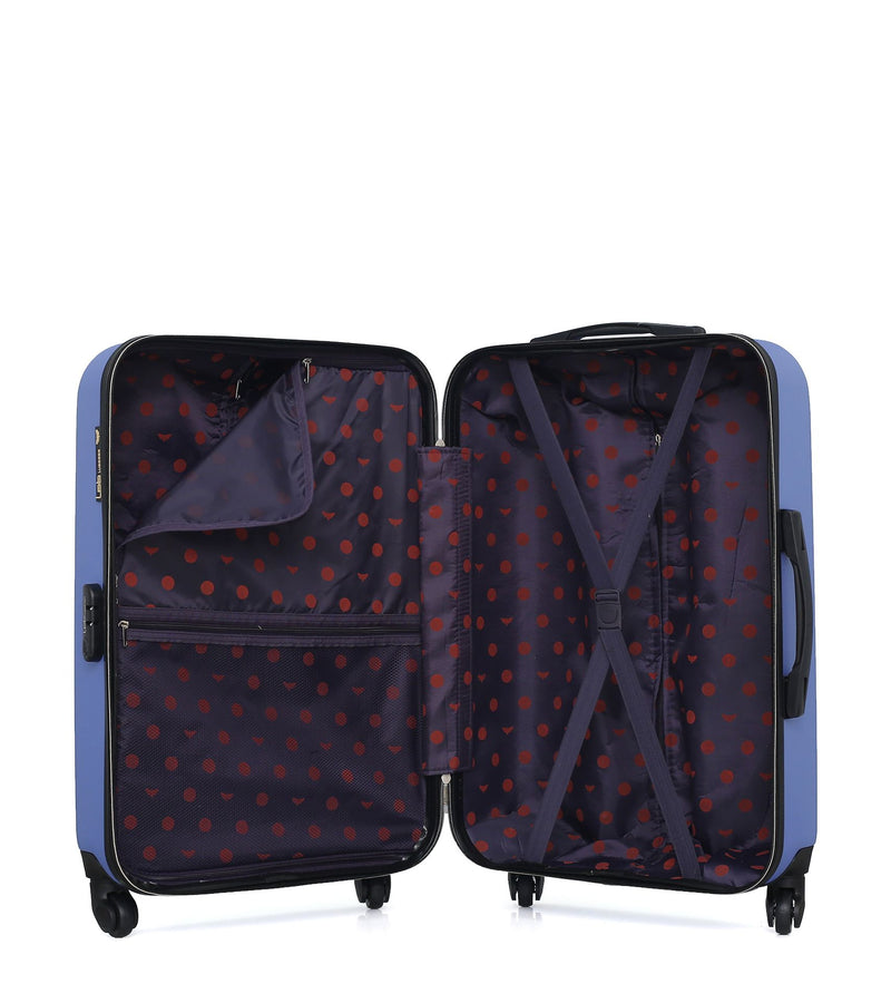 Lot de 2 Valise Taille Moyenne et Valise Cabine Rigide ELEONOR