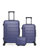Lot de 3 Valises Rigides Taille Moyenne, Cabine et Vanity AIGLE