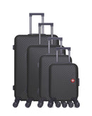 Set de 4 valises rigides grand format, moyenne, cabine et cabine XXS SPIEZ-M
