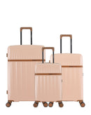 Lot de 3 Valises Rigides Grand Format, Taille Moyenne et Cabine XS ZERMATT