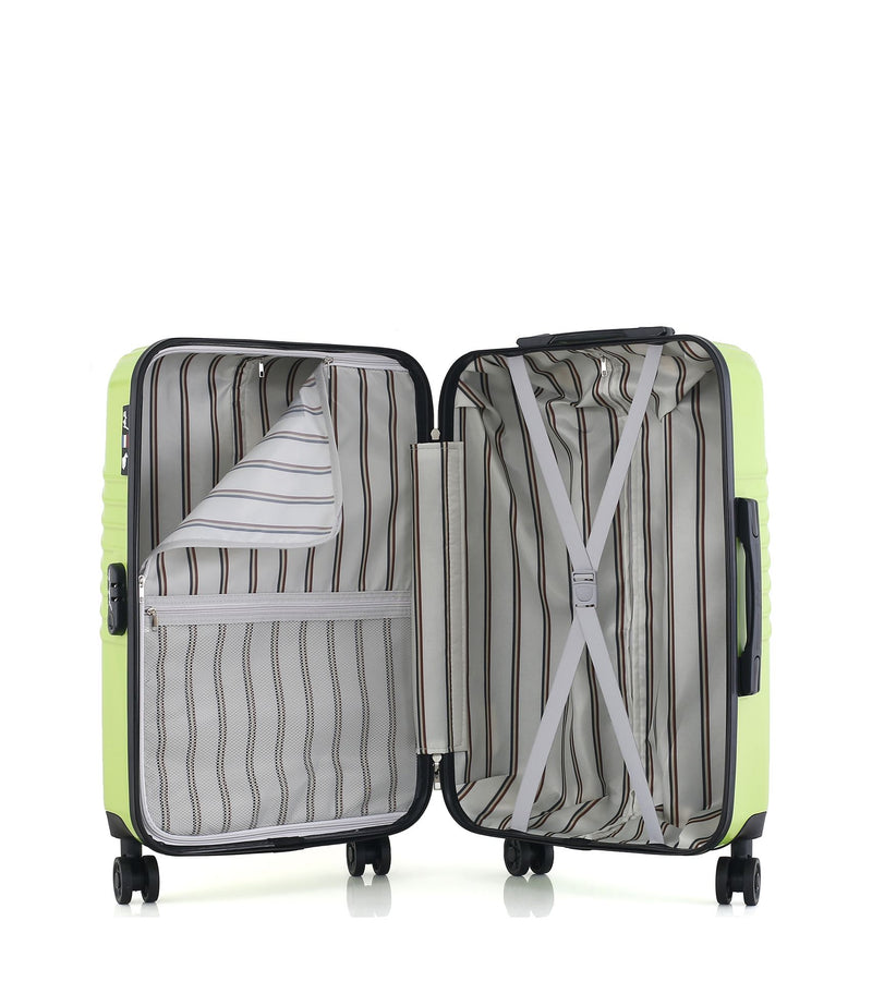 Lot de 2 Valises Rigides Taille Moyenne et Vanity PETER