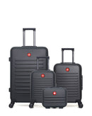 Lot de 4 Valises Rigides Grand Format, Cabine, Cabine XXS et Vanity WIL