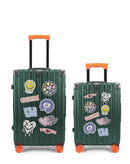 Lot de 2 Valises Rigides Taille Moyenne et Cabine XS LUGERS