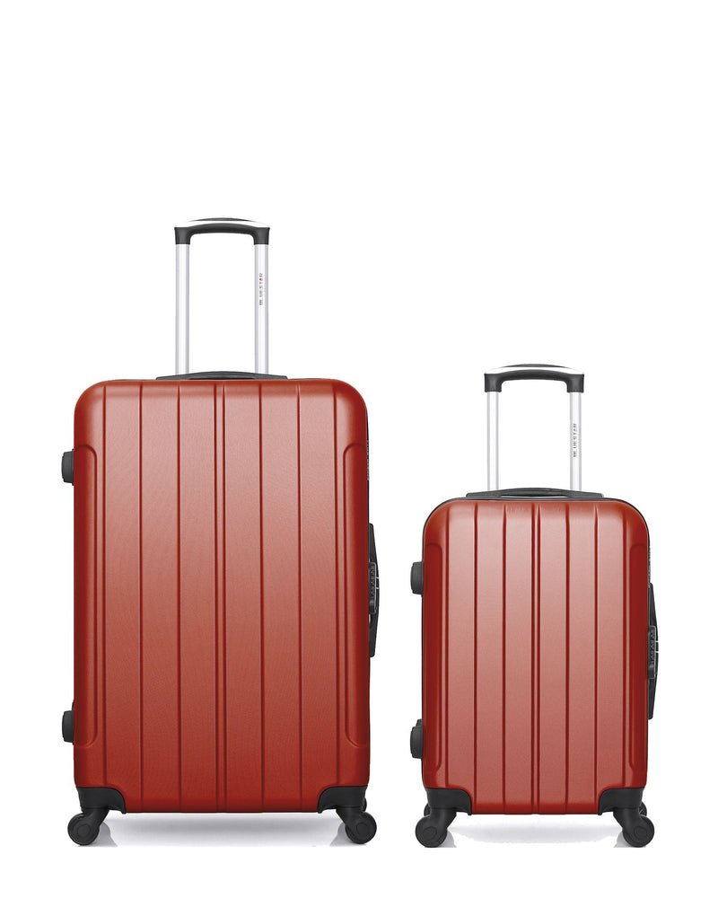 Lot de 2 Valises Rigides Grand Format et Cabine NAPOLI