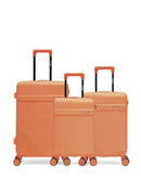 Lot de 3 Valises Rigides Taille Moyenne, Cabine et Cabine XS WOHLEN