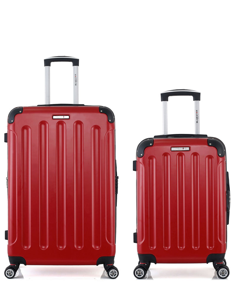 Lot de 2 Valises Rigides Grand Format et Cabine TUNIS