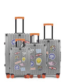 Lot de 4 Valises Rigides Grand Format, Taille Moyenne, Cabine et Cabine XS LUGERS